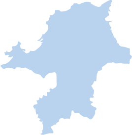 福岡県の地図を示す画像