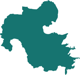 大分県の地図を示す画像